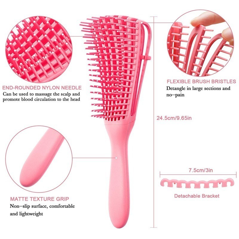 Curly Hair Comb Fluffy Hair Comb Straightens Hair Comb Bid Farewell To ...