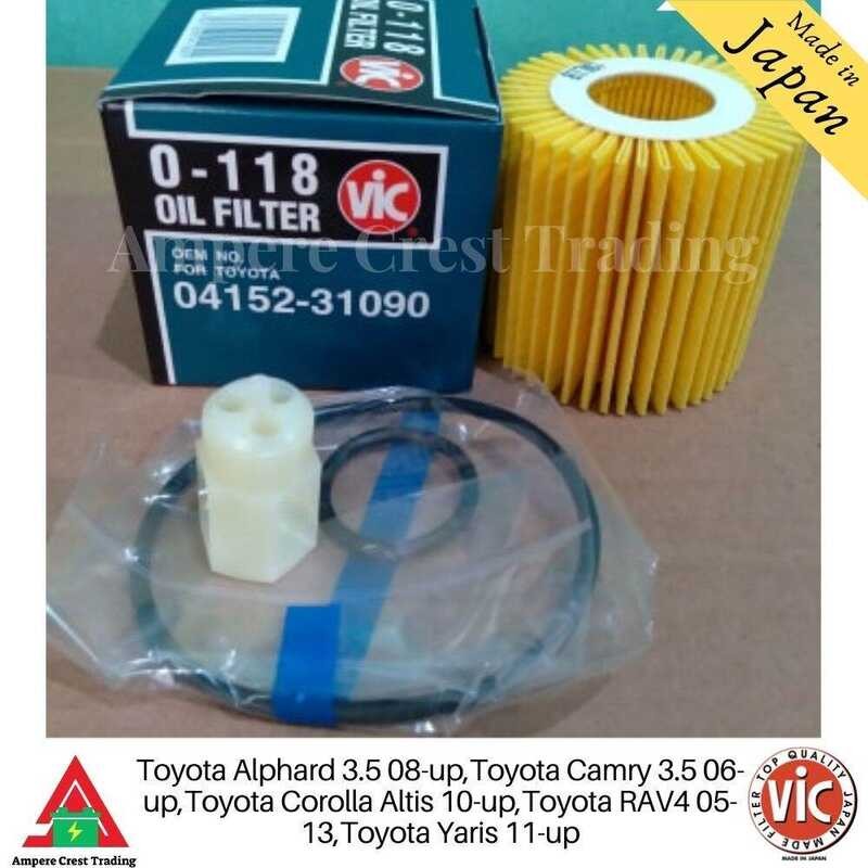 LY Elemento Ng Vic Oil Filter O-118 Para Sa Toyota Alphard Camry 3.5 06 ...