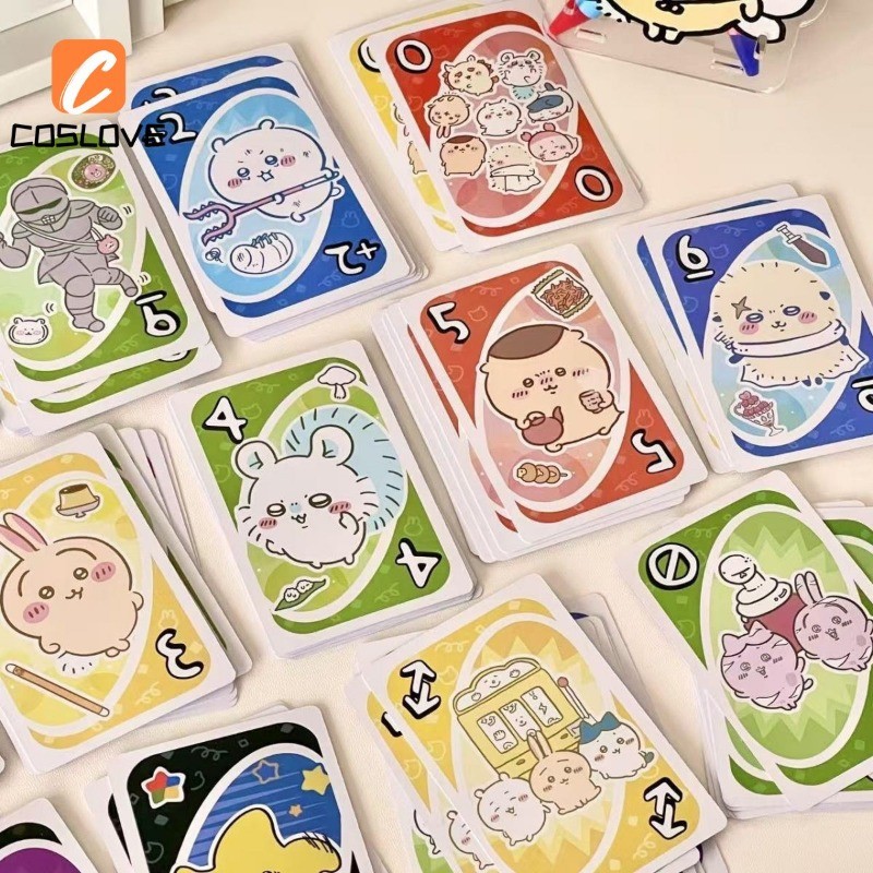 Cute Style Chiikawa Uno Cards Suit For Birthday Fan Made Version ...