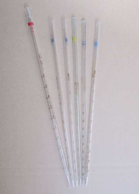 Scale color code division glass pipette 1 ml 2 ml 5 ml 10 ml 20 cm 30 ...