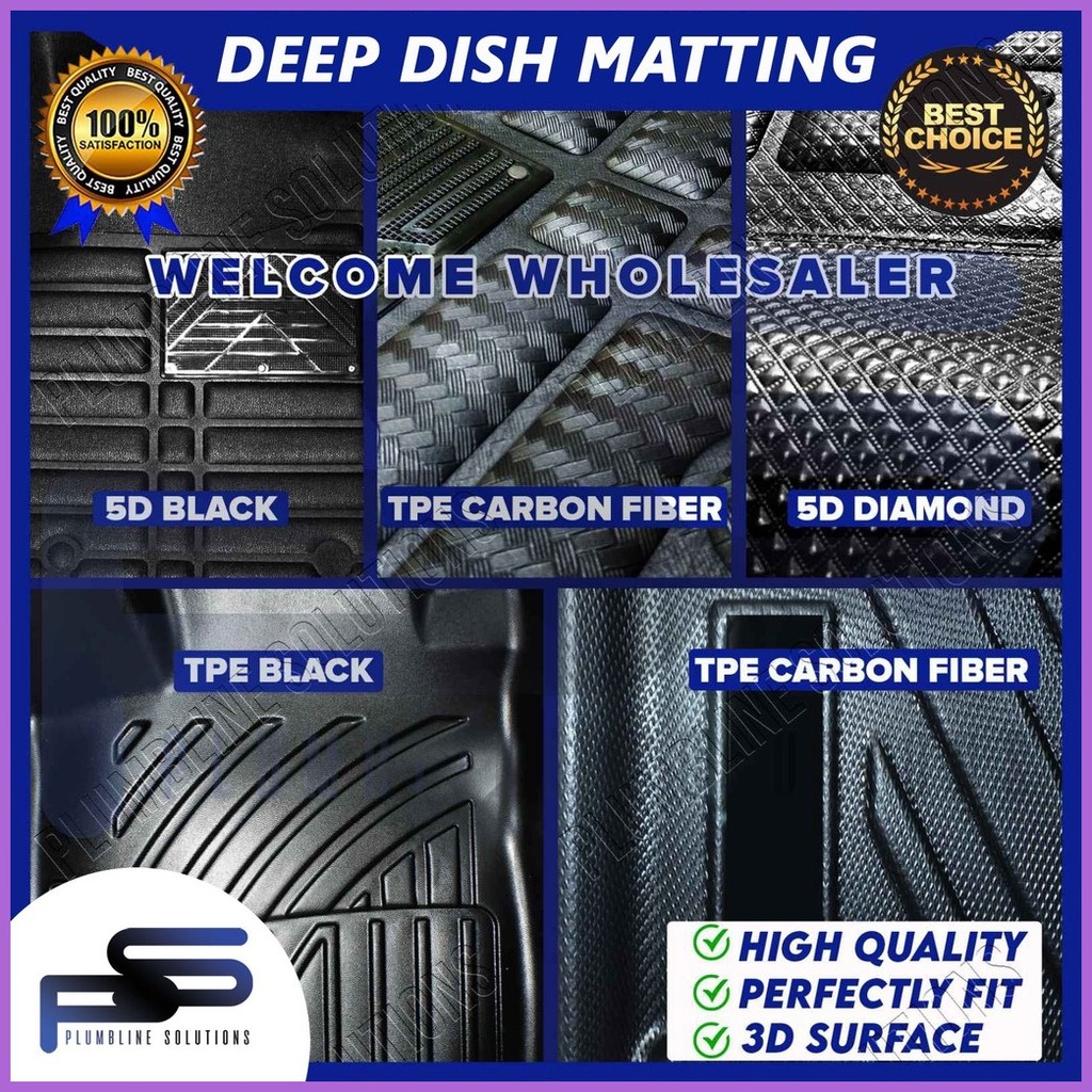 ∏ Tpe   5d Oem Deep Dish Matting For Toyota Hilux Revo 2016 - 2023 2 