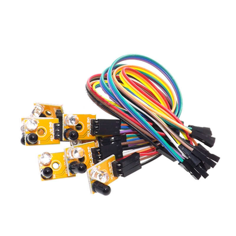 8-way tracking and obstacle avoidance module, infrared detection, 8-way ...