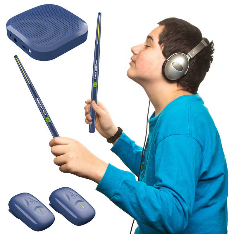 Electronic Air Drumsticks Pedals Professional Smart Wireless Stick ...
