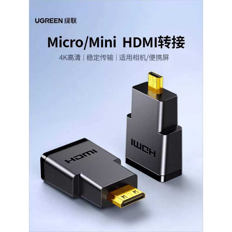 UGREEN Mini/Micro to HDMI Female Adapter Mini HD Cable Converter ...