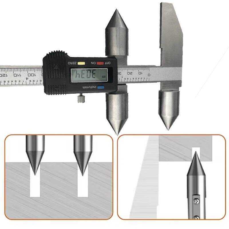 ETOPOO Digital calipers Edge-Center Distance, Center Distance, Cone ...