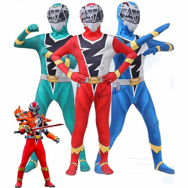 AA Anime Fancy Boy Kids Ranger Kishiryu Sentai Ryusoulger Cosplay ...