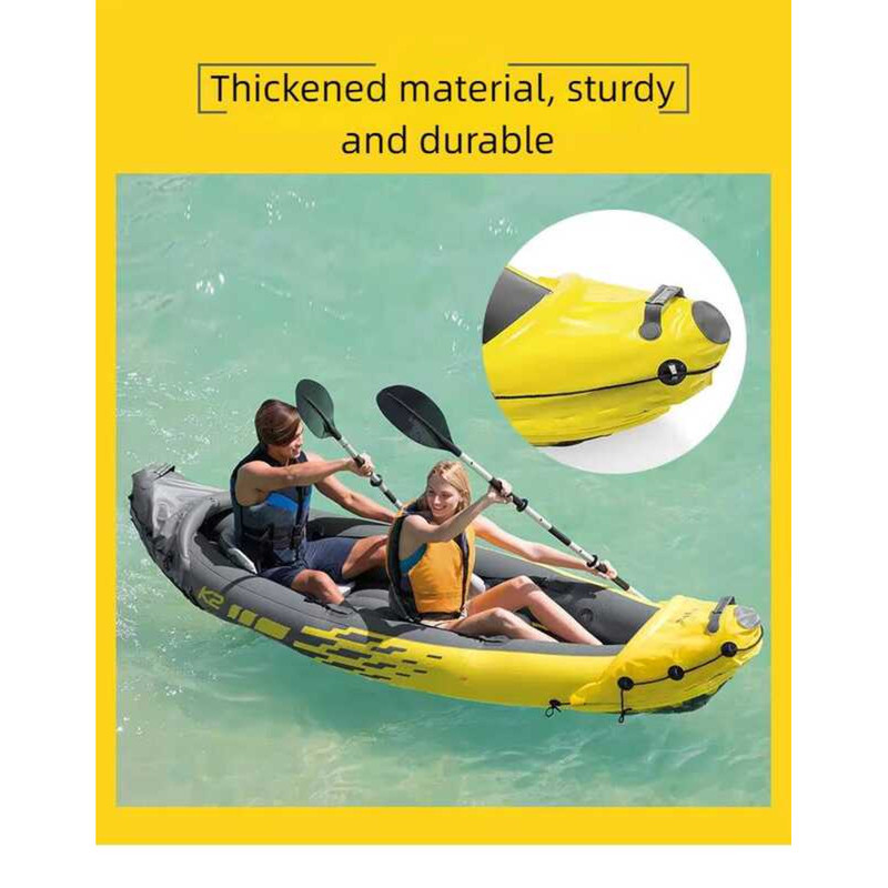 68307 K2 2 Person Outdoor Professional Rowing Boat Inflatable Kayak ...