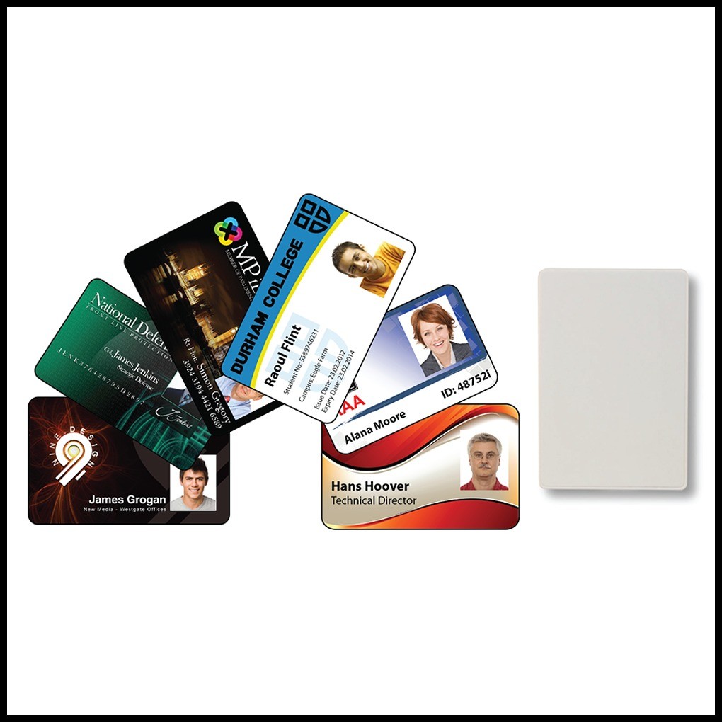 Printable PVC Pre-Cut Card Printable for ID Badge Printing PVC Card ID ...