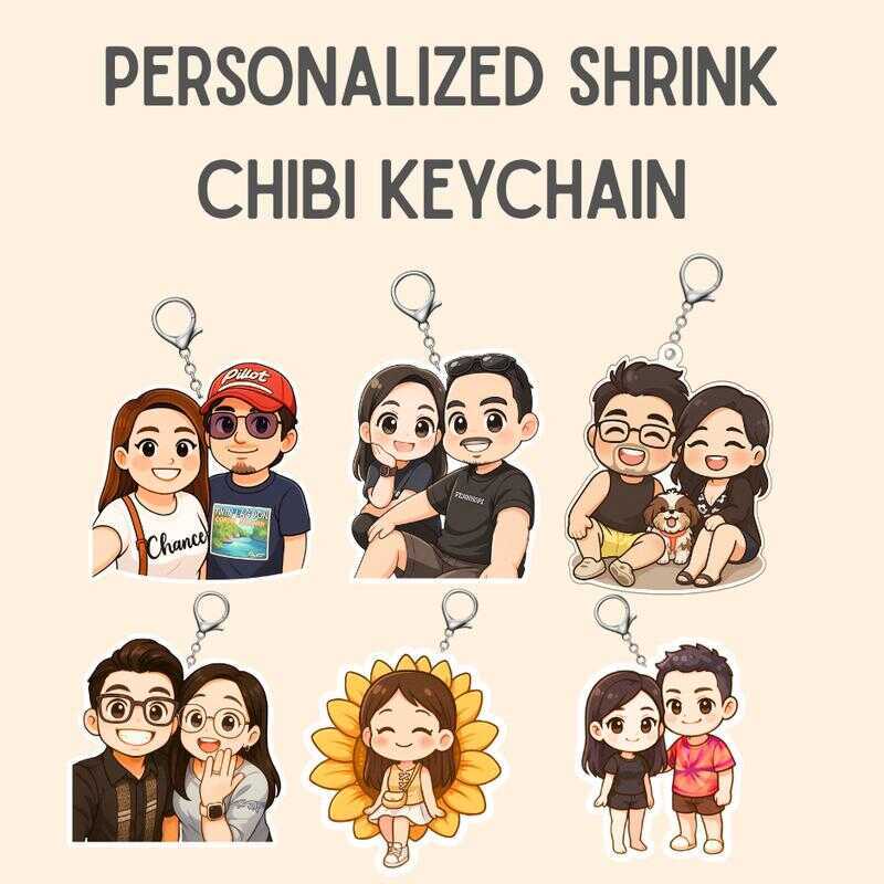 832E PERSONALIZED SHRINK CHIBI KEYCHAIN (Made TO Order) Welcome To The ...