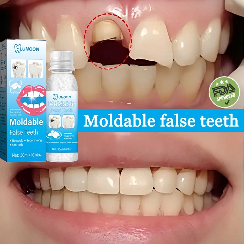 Moldable false teeth original Imported materials denture glue tooth ...