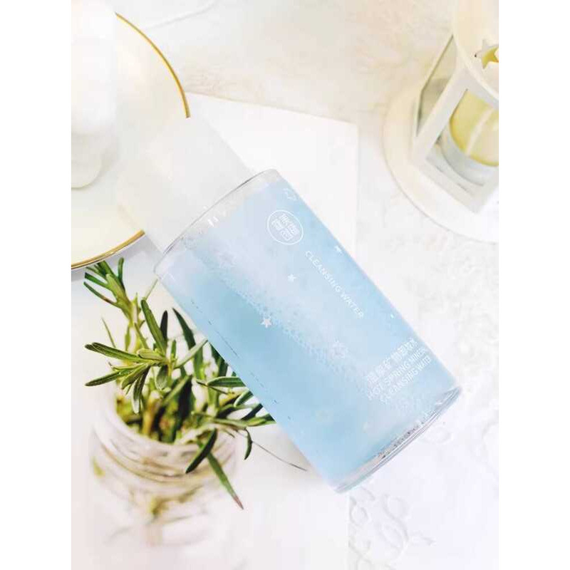 Hot Spring Mineral 300ml Deep Cleansing Pores Eyes Lips Face Press-Type ...