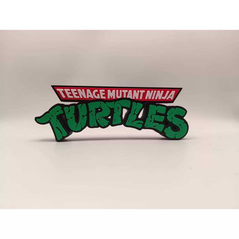 Teenage Mutant Ninja Turtles Logo 3D Font Standee Signage Figurine ...