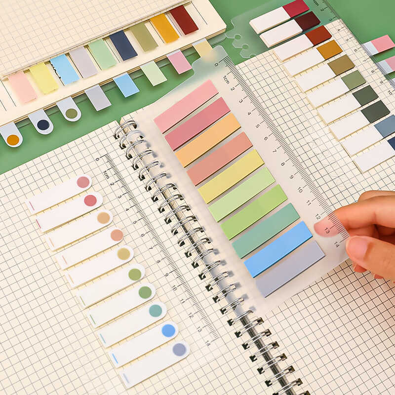 200 Sheets Color Sticky Notes Index Post Stickers Stationery | Shopee ...