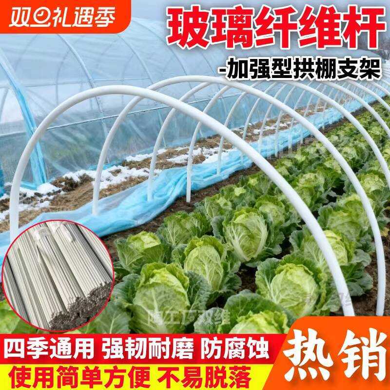 Fiberglass Small Arch Shed Support Frame Bean Cucumber Trellis Rod for ...