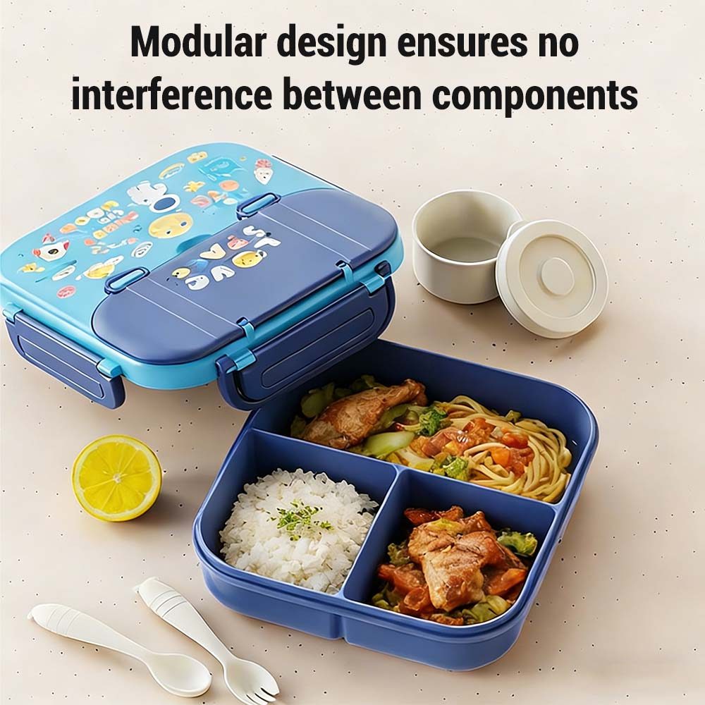 2026 New Lunch Box for Kids Microwave Safe Leak-proof Bento Box With ...