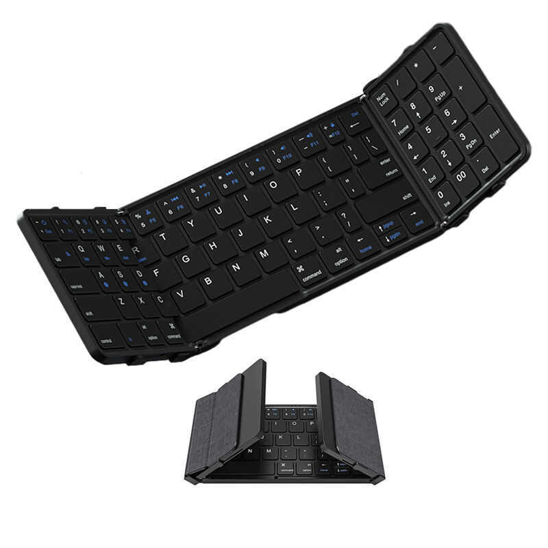 Foldable Bluetooth With Numeric Keypad Full Size Wireless Folding ...