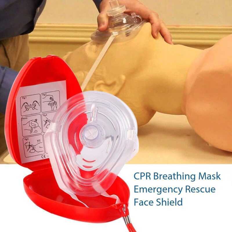 CPR Breathing Mask Resuscitator Rescue Emergency First Aid Masks ...