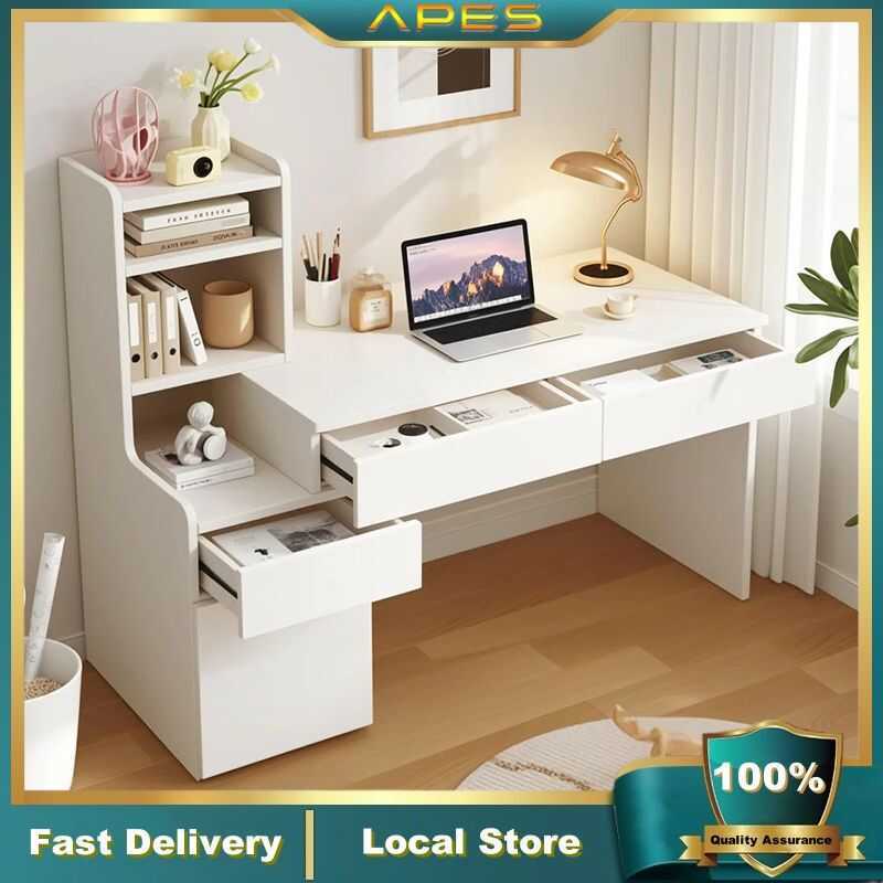 90 APES Dressing Table With Drawer Computer Writing Bookcase Makeup ...