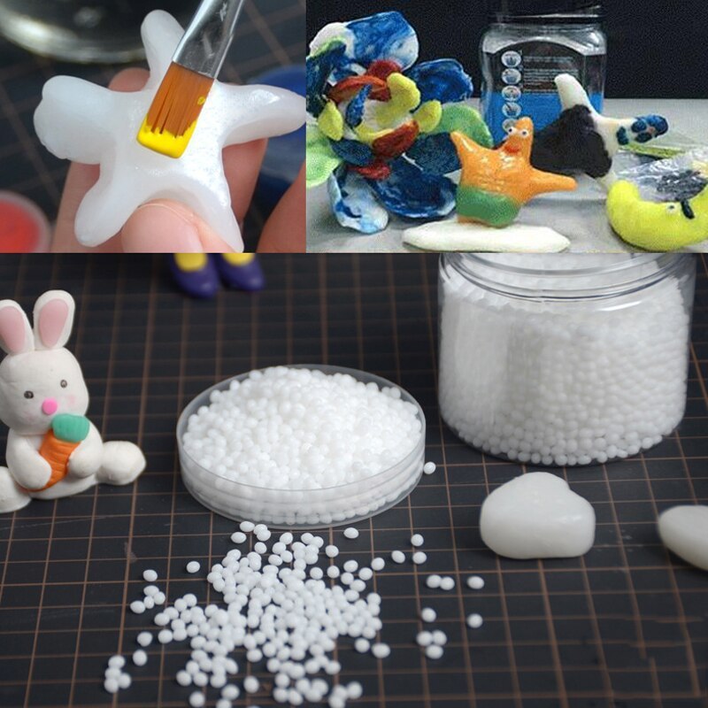 100g Clear Plastic Soil Thermoplastic Crystal Soil Free Resin Clay PCL ...