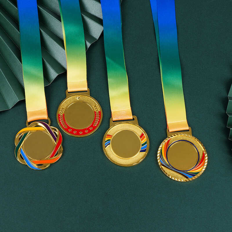 Primary school sports day gold, silver, and bronze metal award marathon ...