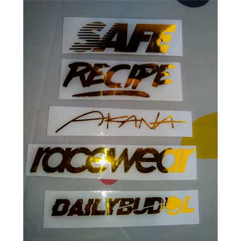 Gold Set Stickers (Dailybudol, Akana, Safe, Racewear, Recipe) Thai Look ...