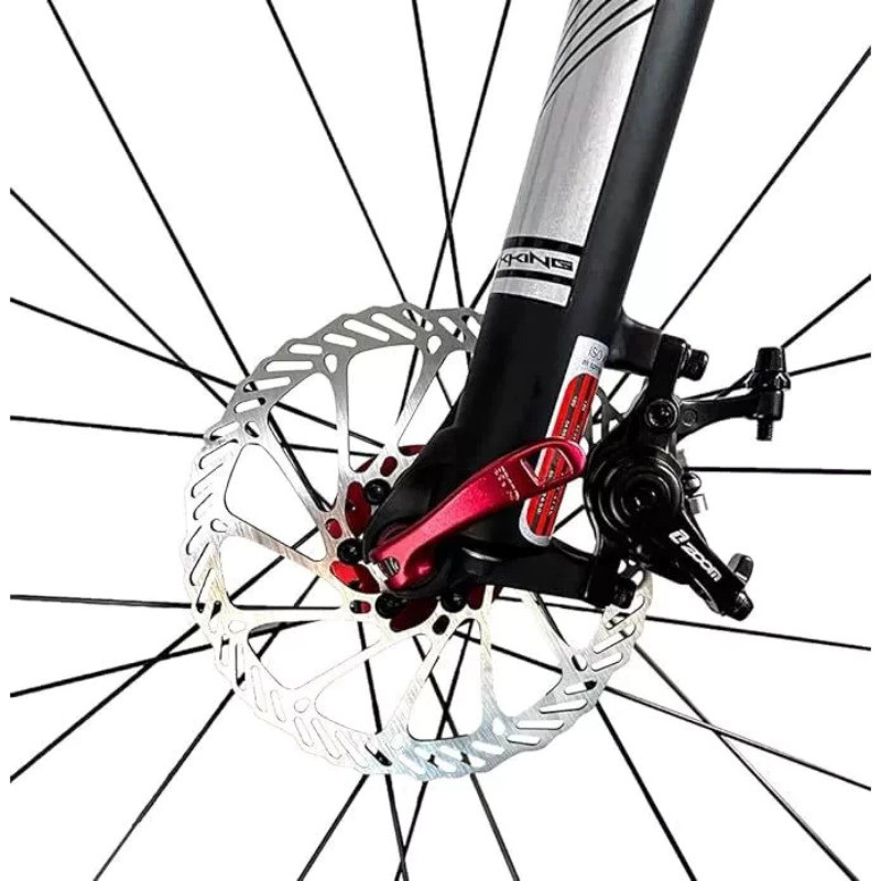Card Type Bicycle Disc Brake Set Mechanical Caliper Front and Rear Dual ...