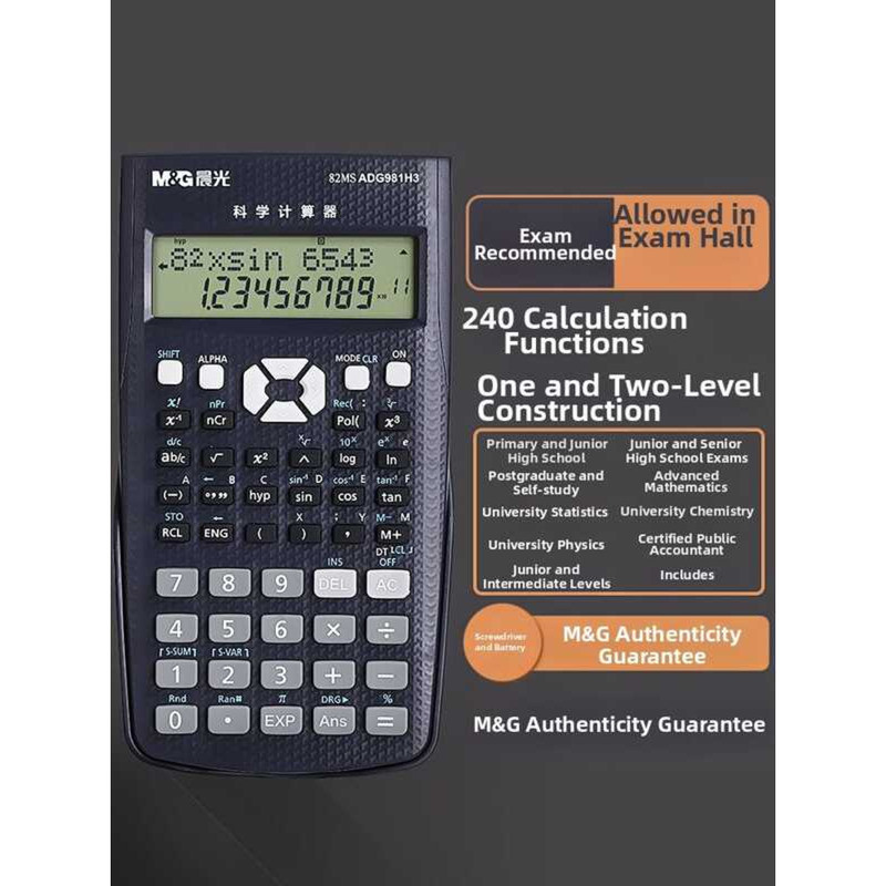 M&G | Exam-Ready Multi-Function Scientific Calculator B1f | Shopee ...