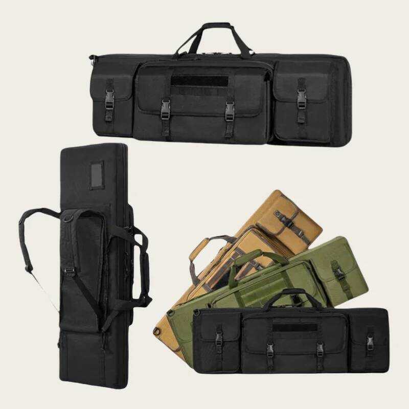 48 Inch Double Rifle Case Soft Bag Gun Case, Perfect For Rifle Pistol ...