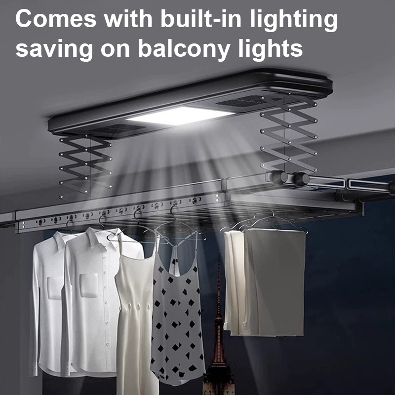 Aurora Electric Lifting Daring Rack Clothes Hanger Multifunctional Hand ...
