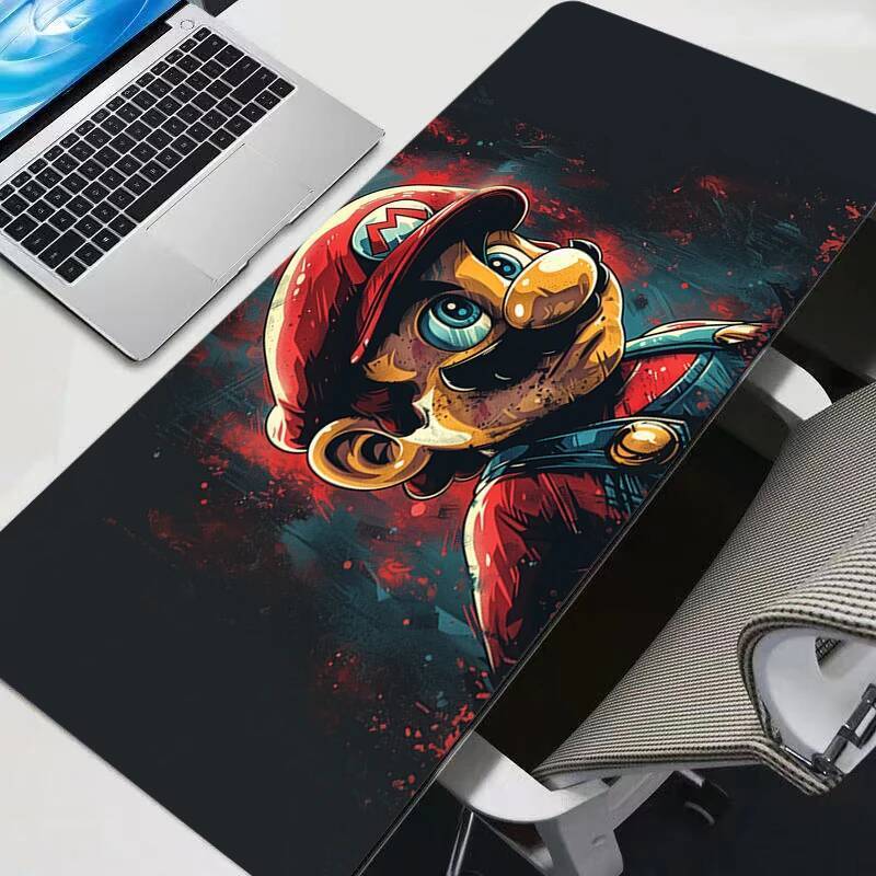 Mouse Pad Anime S-Super M-Mario Gamer Large XXL Tablet Varmilo Keyboard ...