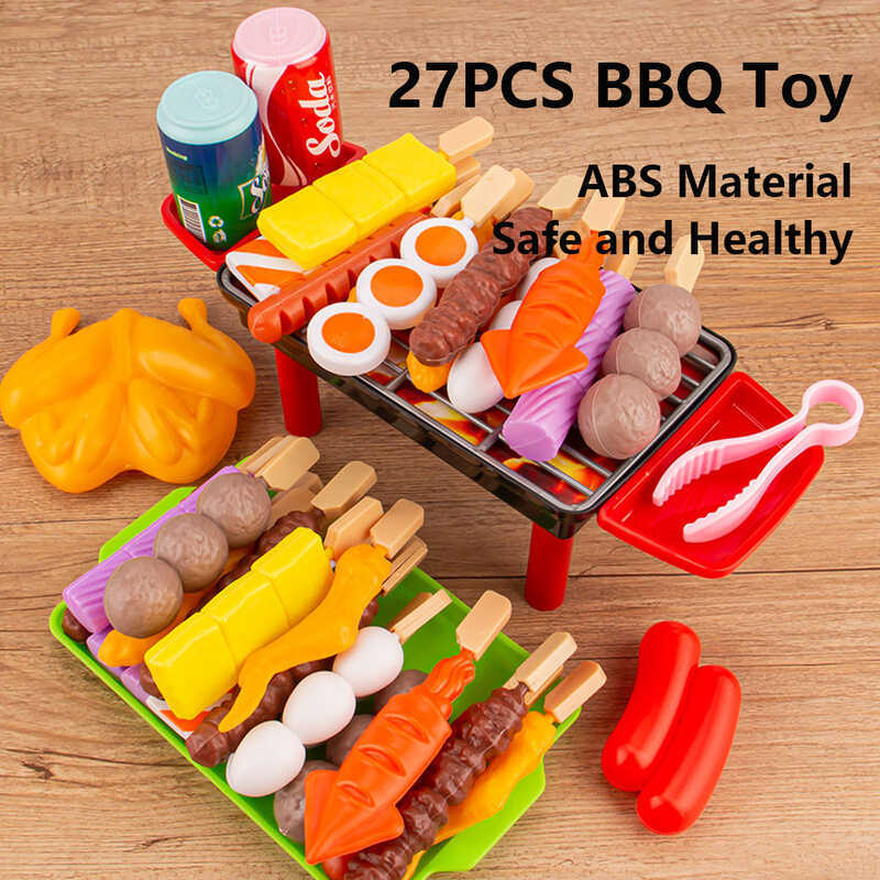 ecue Grill Toy Set Barbeque Cooking Toys Kitchen For Kids Skewer ...