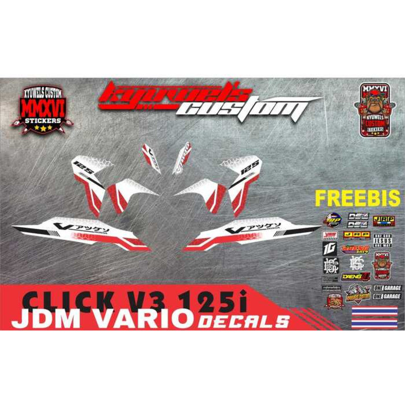 HONDA CLICK V3 JDM VARIO DECALS 3E7 | Shopee Philippines