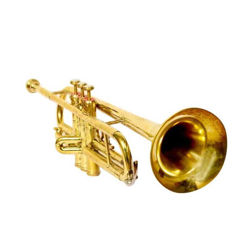 Brass Professional Standard B Flat Bb Trumpet U-shaped Elbow with Watch ...