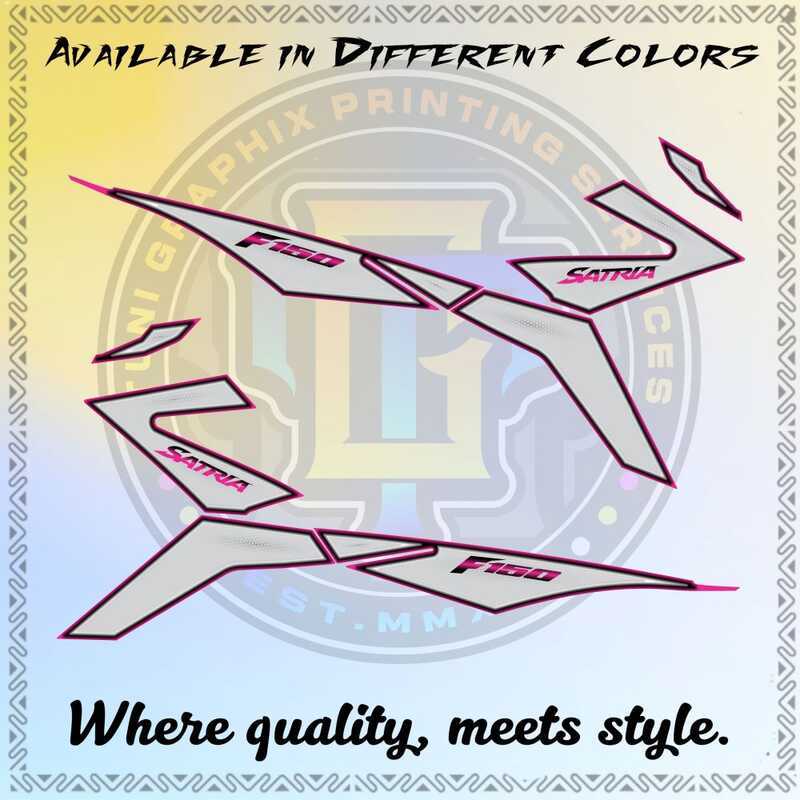 E 150 RAIDER FI TITANIUM DECALS - PREMIUM LAMINATED STIER - | Shopee ...