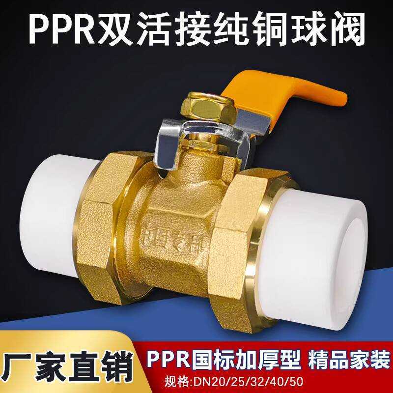 All-Coppr PPR Doubl Coppr Hot Mlt Pip Valv20253246 Points 1 Inch Doubl ...