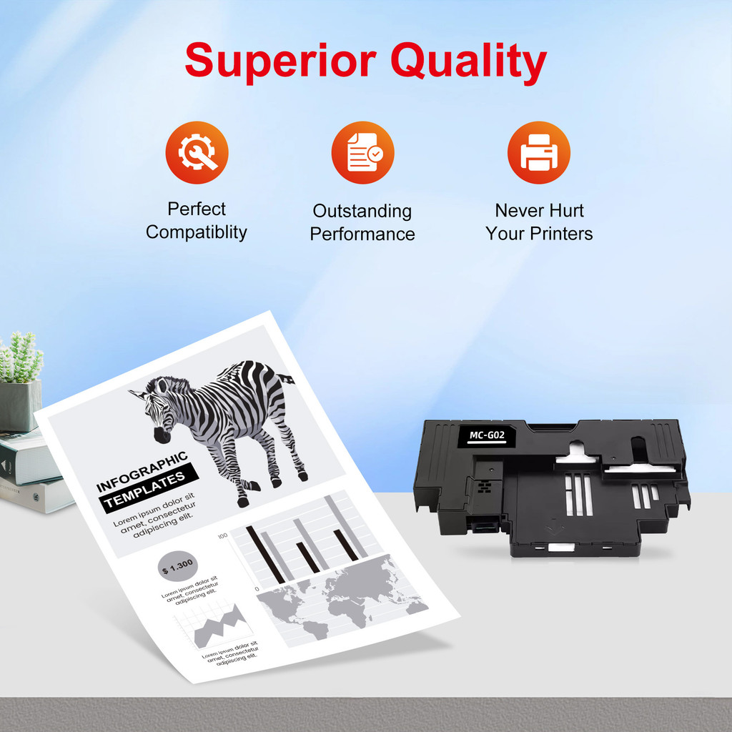 Canon MC-G02 Maintenance Cartridge | for G1020, G2020, G3020, G570 ...