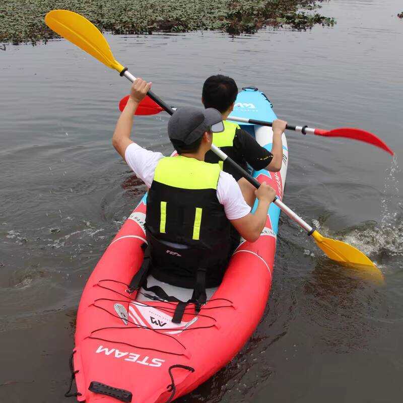 2-Section Aluminum Double Blades Kayak Raft 215Cm Inflatable Boat ...