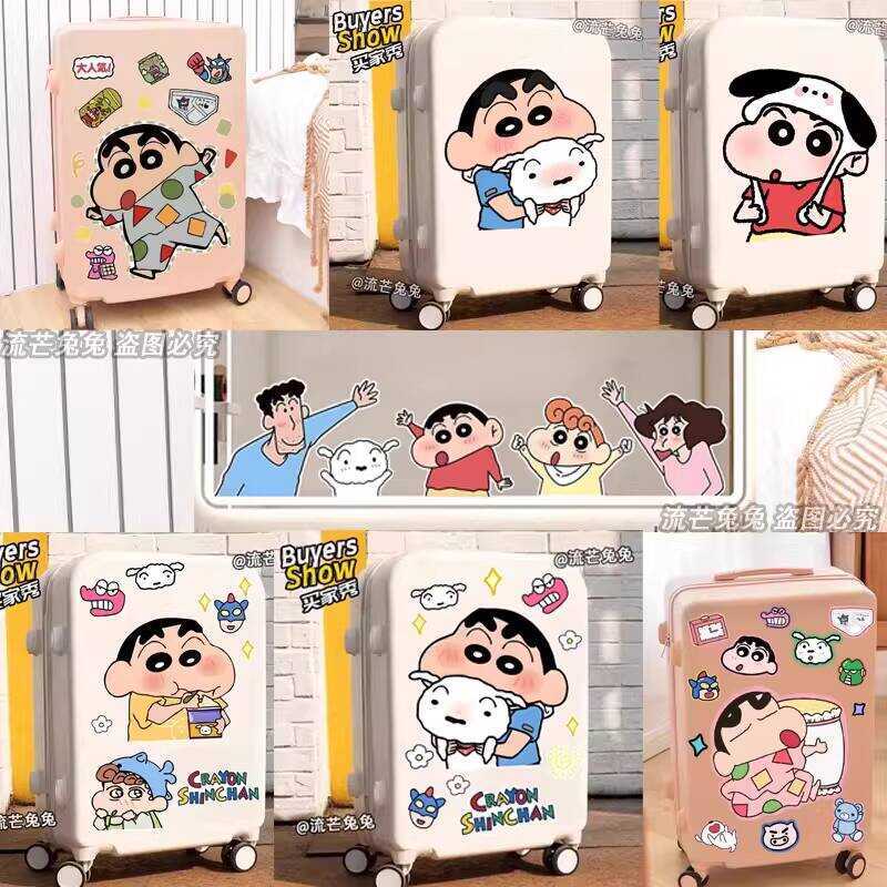 Cartoon Cute Crayon Shin-chan Luggage Large Children's Trolley Travel ...