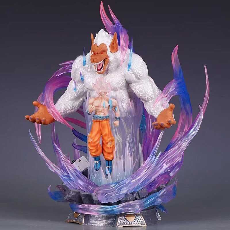 Great Ape Ball GK Dragon Goku, Free-Willed Ultimate Goku, Light-Up GK ...