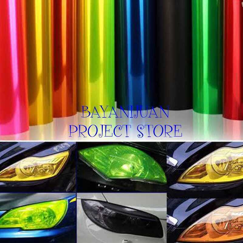 Transparent Tint Sticker ( Buy 1 Get Free ) Headlight Film Tail Light ...
