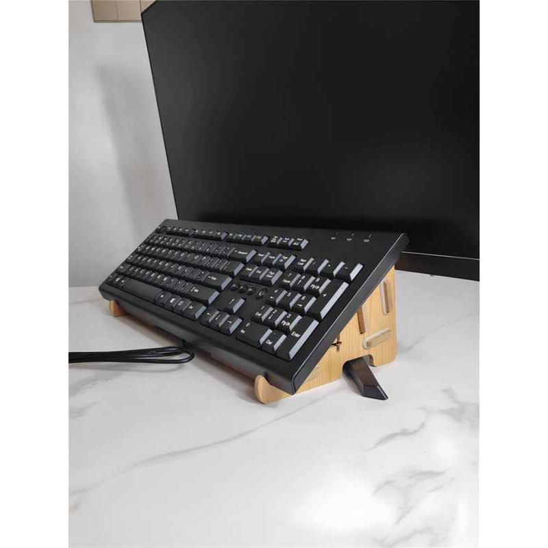 Desktop Keyboard Riser V-Shaped Triangle Computer Base Stand Tilt ...