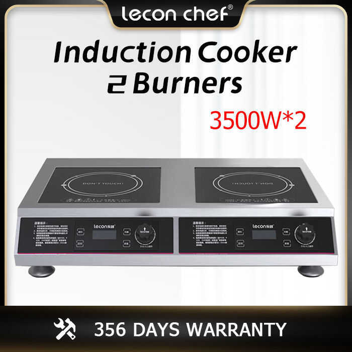 e Stainless Steel Electric Cooker 3500W+3500W High Power,24 Hours Timer ...