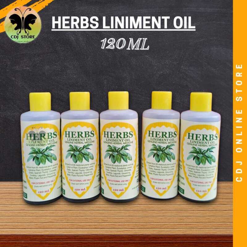 Herbs Liniment Oil Genuine Herbal Medicine 120 Ml | | Shopee Philippines