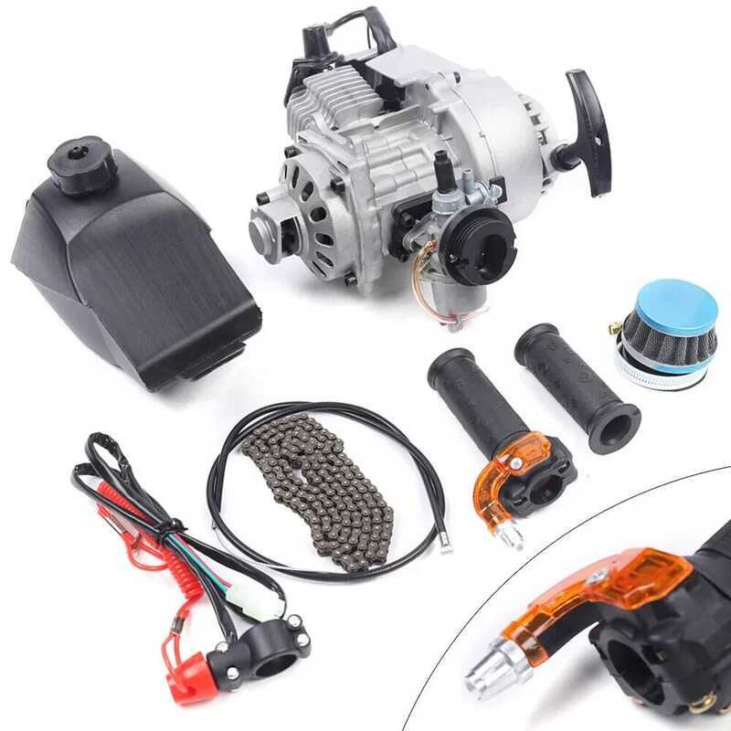 49Cc 3 1 2-Stoke Engine Moto Kit, Pull Stat, Fo Mini Dit Bike Pocket ...