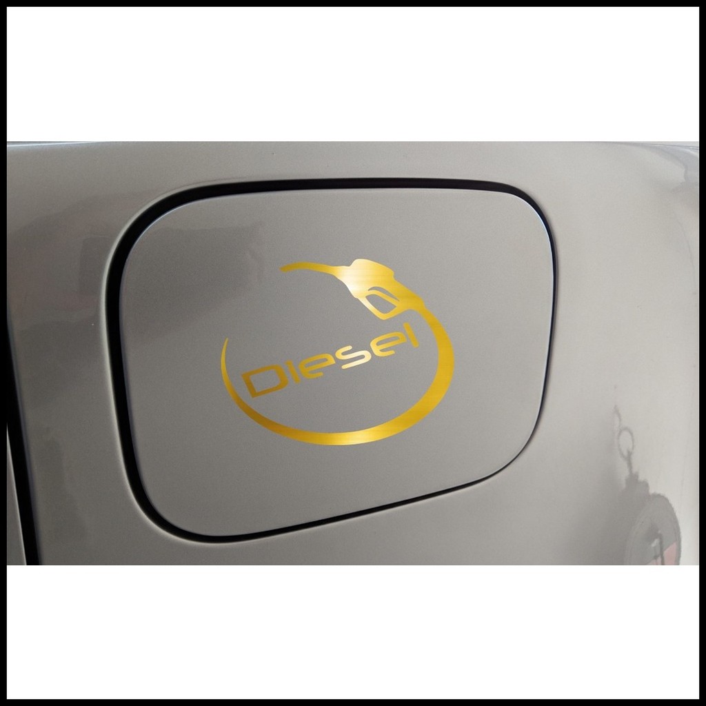 DIESEL GOLD STICKER 3.5x4.3 INCHES | Shopee Philippines