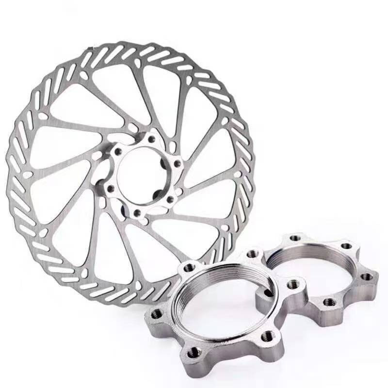 Card Type Bicycle Disc Brake Set Mechanical Caliper Front and Rear Dual ...
