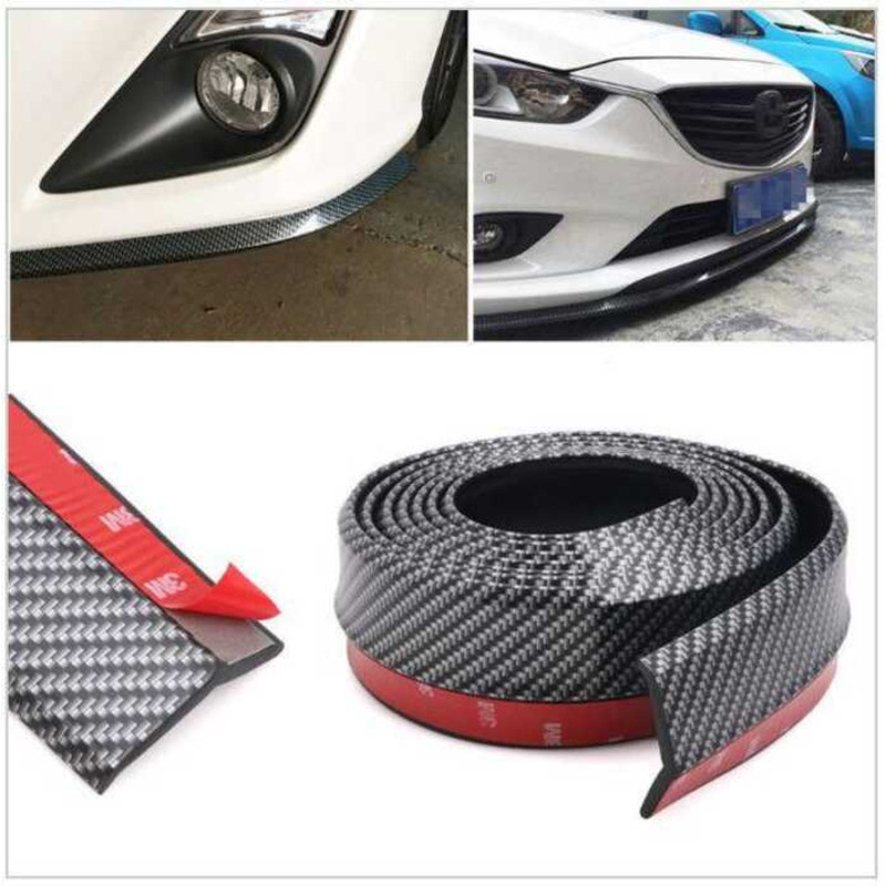 Carbon Car SAMURAI Lip Skirt Chin Rubber Guard Protection Universal ...