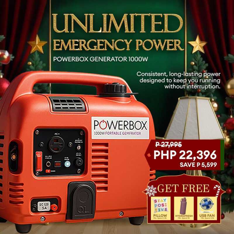 Powerbox Portable Generator- 1000 Watts 5Ff | Shopee Philippines