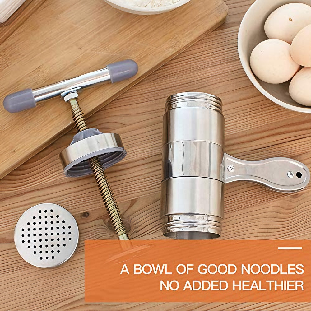 Stainless Steel Spaghetti Pasta Maker Machine Manual Spaghetti Press ...