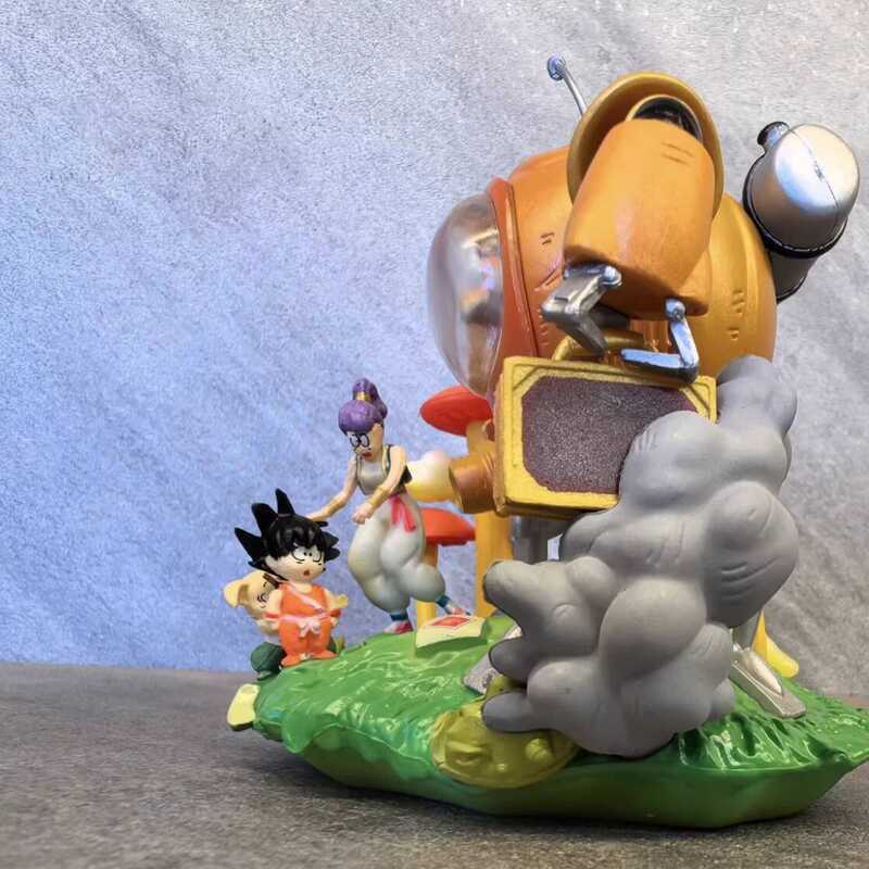 Big Egg Scene Dragon Ball GK Childhood Bulma Goku Ashu Robot Anime ...